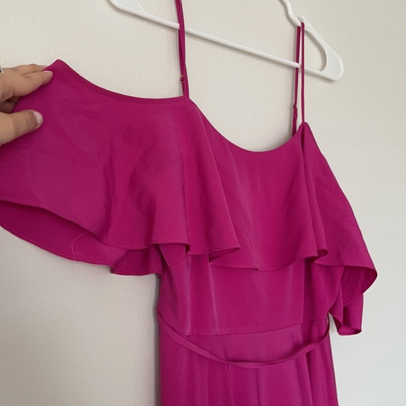 CeCe Pink Off the Shoulder Dress - Picture 3 of 8